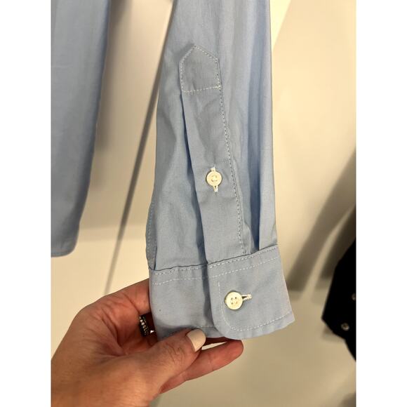 Vineyard Vines Boys Breakwater  Solid Performace Cotton Shirt - Picture 6 of 9